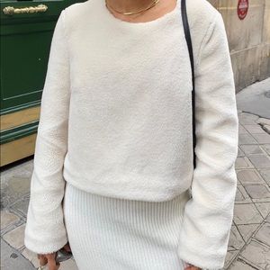 SONG OF STYLE FAUX FUR BOX SWEATER